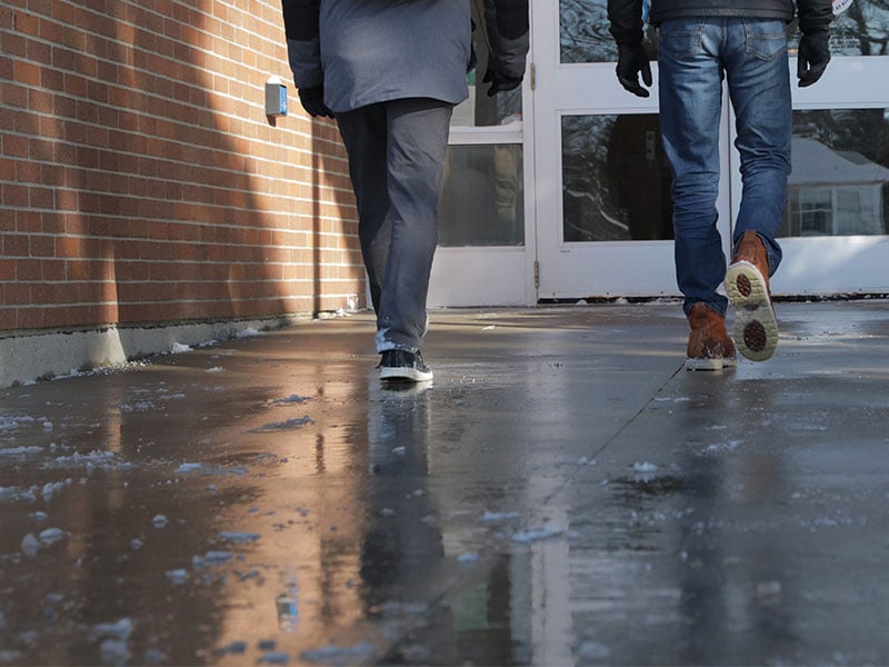 Wood Stone Concrete Where to Use Deicer - OxyChem Calcium Chloride